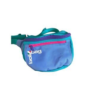 Boli Bag Retro Colorblock Fannypack Belt Bag.  Perfect pop of color!